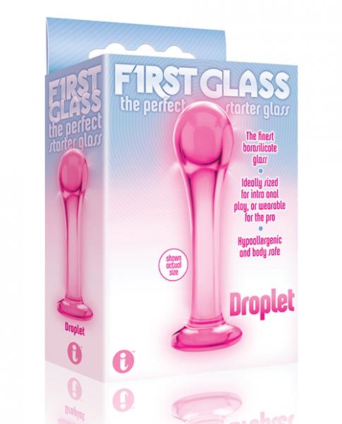 The 9s First Glass Droplet Anal & Pussy Stimulator - Click Image to Close