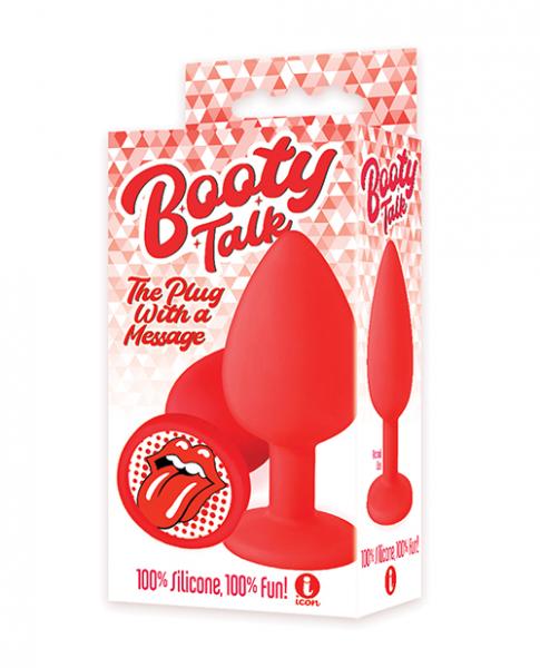 The 9's Booty Talk The Tongue Silicone Butt Plug - Click Image to Close