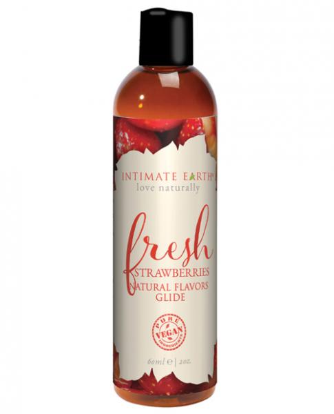 Intimate Earth Fresh Strawberries Glide 2oz - Click Image to Close