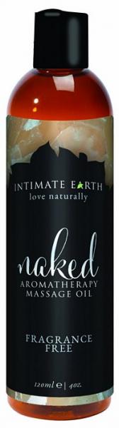 Intimate Earth Naked Massage Oil 4oz