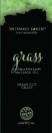 Intimate Earth Grass Massage Oil Foil Sachet 1oz