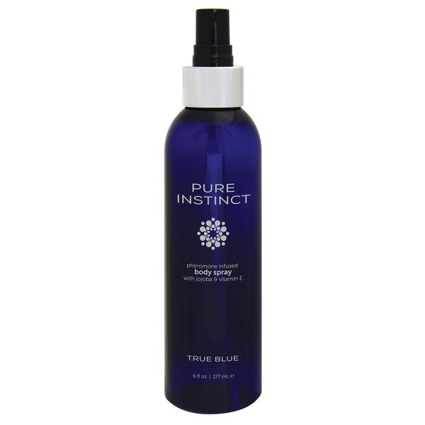 Pure Instinct Pheromone Body Spray True Blue 6oz - Click Image to Close