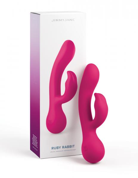 Jimmyjane Ruby Rabbit Pink - Click Image to Close