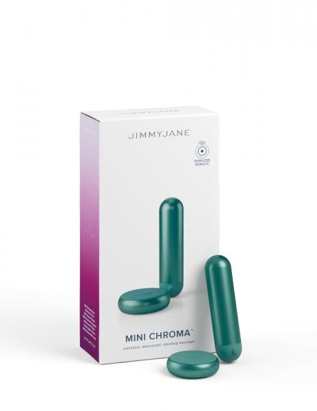 Jimmyjane Mini Chroma Wireless Remote Teal - Click Image to Close