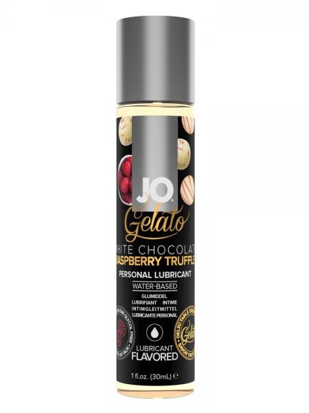 Jo Gelato White Chocolate Raspberry Truffle Water Based Lube 1 Oz