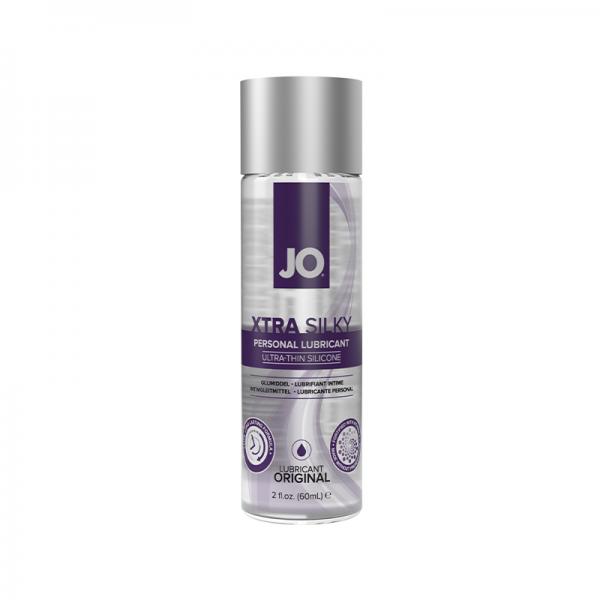 Jo Xtra Silky Ultra-thin Silicone Lubricant 2fl Oz - Click Image to Close