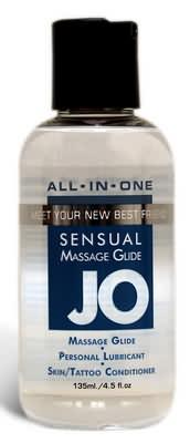 Jo Massage Oil Unscented 4Oz - Click Image to Close