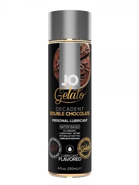 Jo Gelato Decadent Double Chocolate Water Based Lube 4 Oz - Click Image to Close