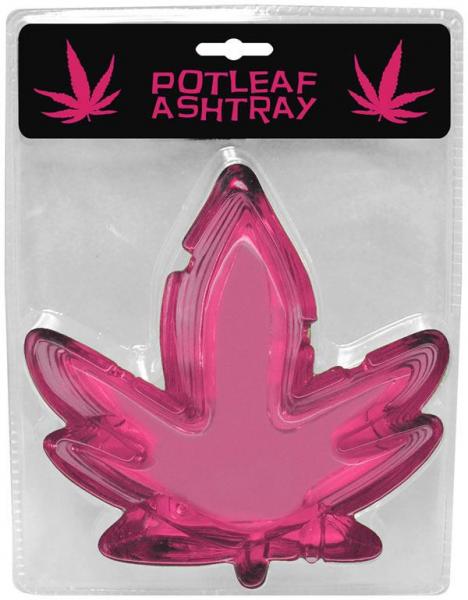 Pink Potleaf Ashtray - Click Image to Close