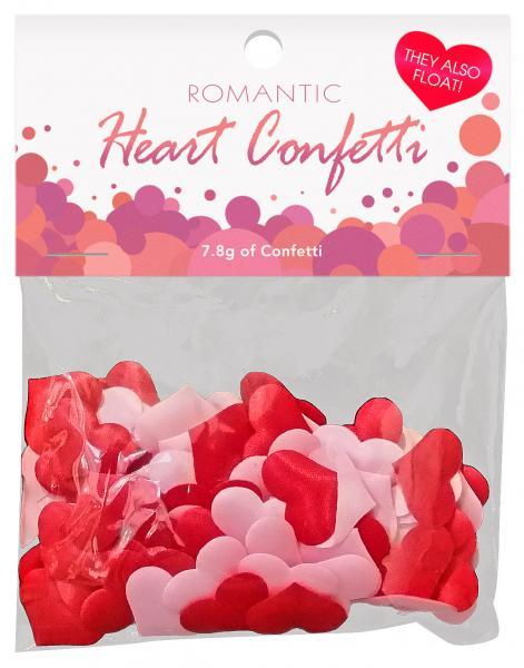 Romantic Heart Confetti Red, Pink - Click Image to Close