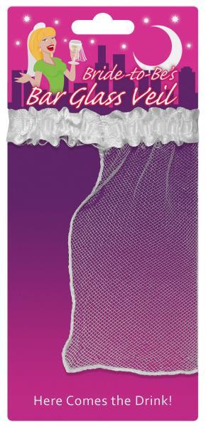 Bride To Be Bar Glass Veil - Click Image to Close