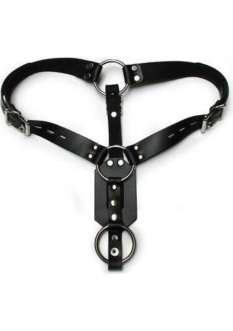 Anal Plug Harness W/Cock Ring