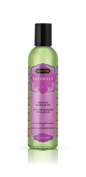 Kama Sutra Naturals Massage Oil Island Passion Berry 8oz - Click Image to Close