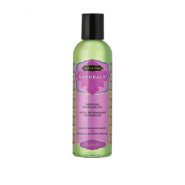 Massage Oil Natural Island Passion Berry 2fl Oz - Click Image to Close