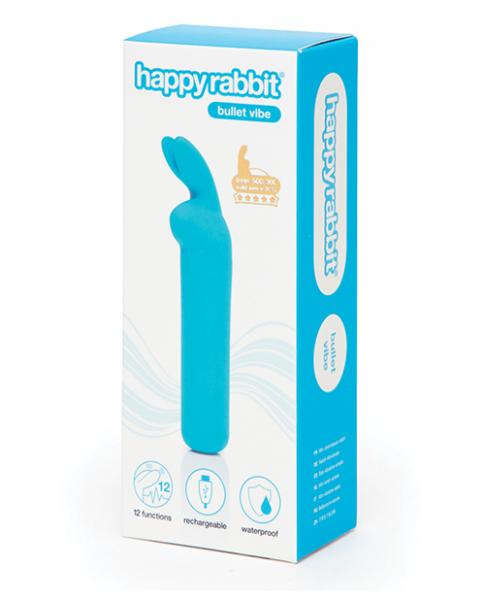 Happy Rabbit Rabbit Ears Bullet Vibe Blue - Click Image to Close