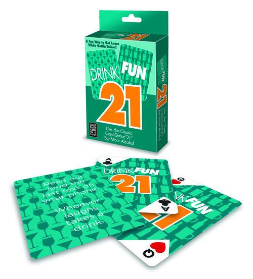 Drink Fun 21 Card Game - Click Image to Close