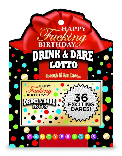 Happy Fucking Birthday Lotto Cards - Click Image to Close