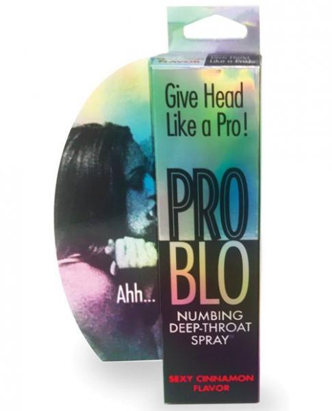 Problo Numbing Throat Spray Cinnamon 1oz - Click Image to Close