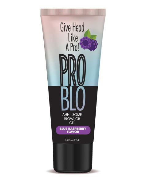 Problo Oral Pleasure Gel Blue Raspberry 1.5 Oz