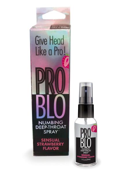 Problo Deep Throat Spray Strawberry - Click Image to Close