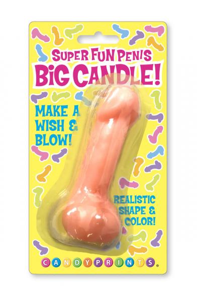 Super Fun Penis Big Candle Pink - Click Image to Close