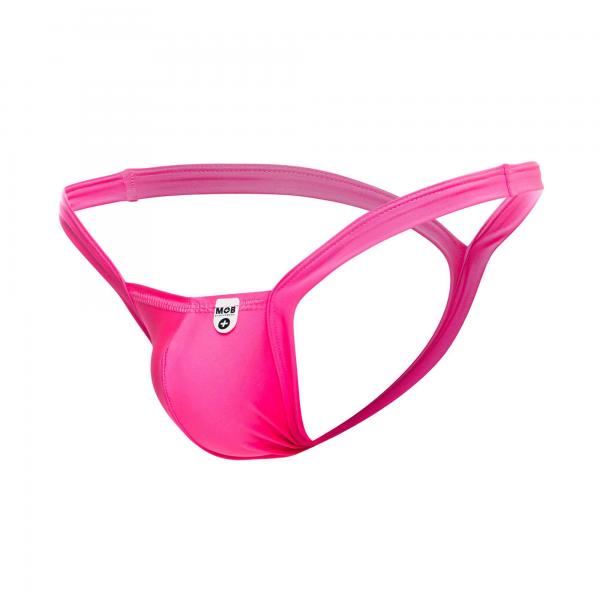 Mob Y Buns Thong Neon Pink Large