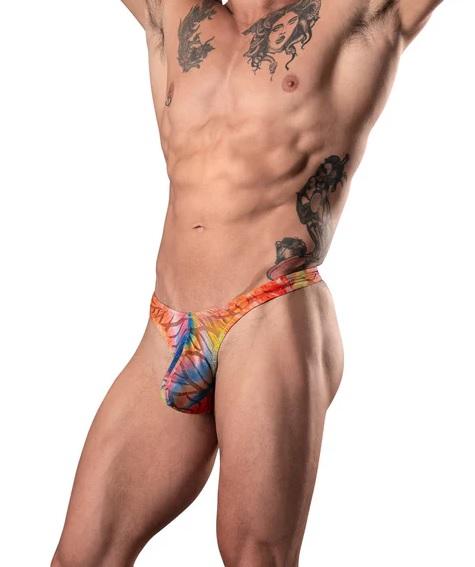 Your Lace Or Mine Thong Multi Color L/xl - Click Image to Close