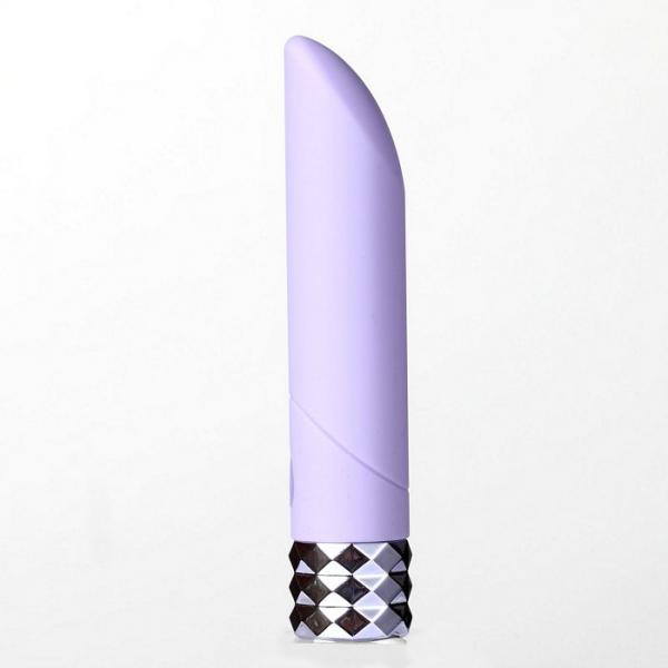 Angel Crystal Gem Supercharged Bullet Vibrator Purple - Click Image to Close