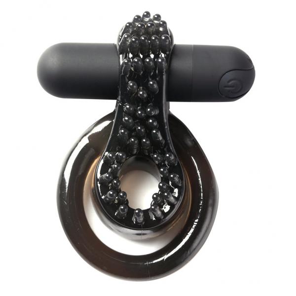 Jagger Vibrating Ring Erection Enhancer Black