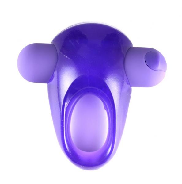 Casey Vibrating Erection Enhancer Ring Purple - Click Image to Close