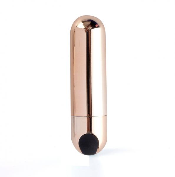 Jessi Rechargeable Mini Bullet Vibrator Rose Gold - Click Image to Close