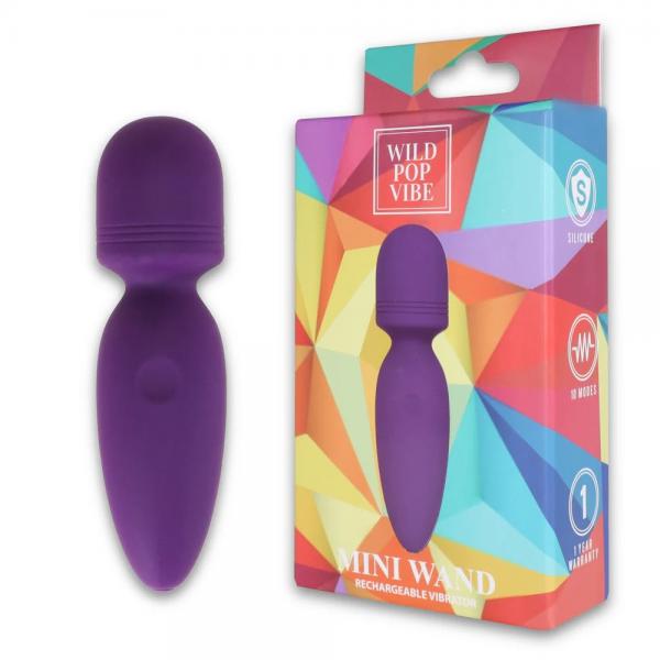 Wild Pop Vibe Mini Wand Purple - Click Image to Close