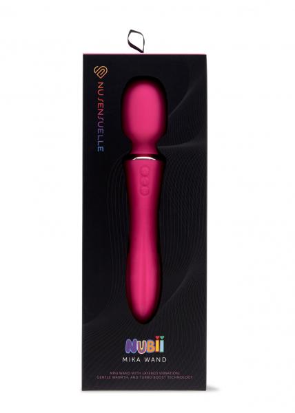 Sensuelle Nubii Mika Mini Wand Pink - Click Image to Close