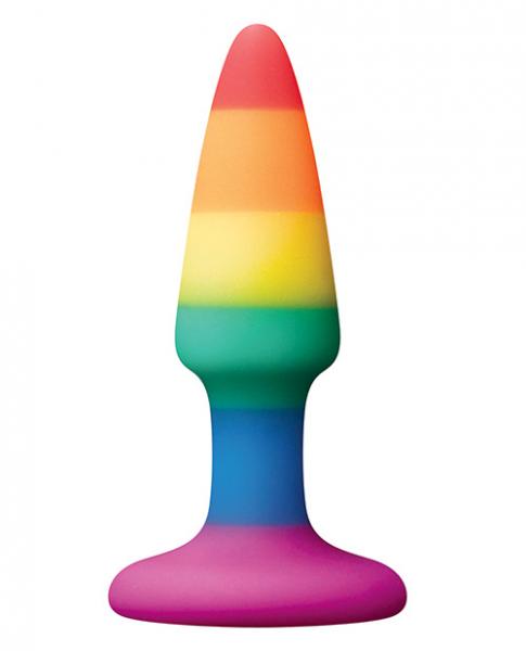 Colours Pride Edition Pleasure Plug Mini Rainbow - Click Image to Close