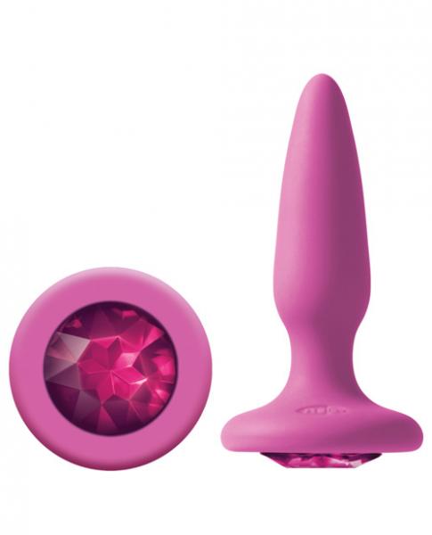 Glams Mini Butt Plug Pink Gem - Click Image to Close