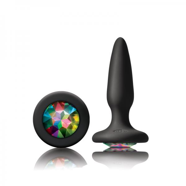 Glams Mini Butt Plug Rainbow Gem - Click Image to Close