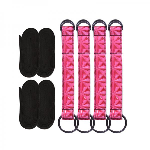 Sinful Bed Restraint Straps Pink - Click Image to Close