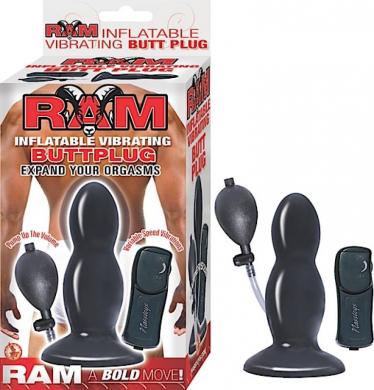 Ram Inflatable Vibrating Butt Plug