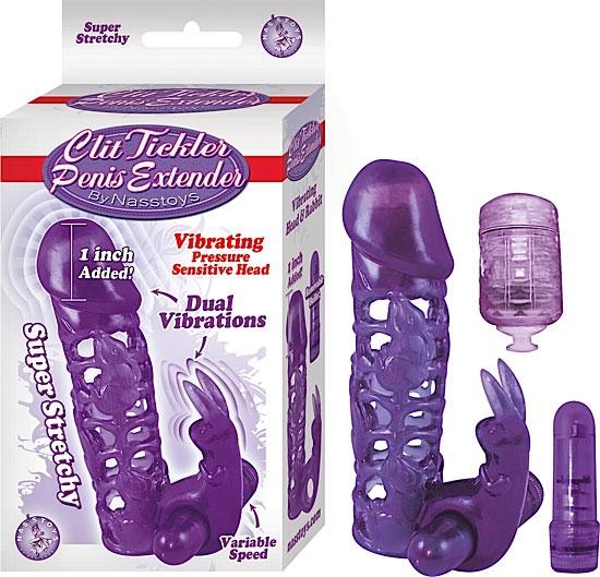 Clit Tickler Penis Extender Purple