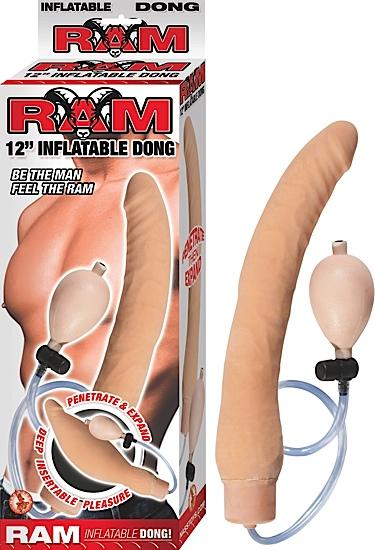 Ram 12" Inflatable Dong Flesh