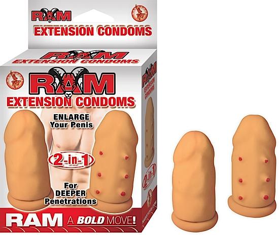 Ram Extension Condoms Flesh