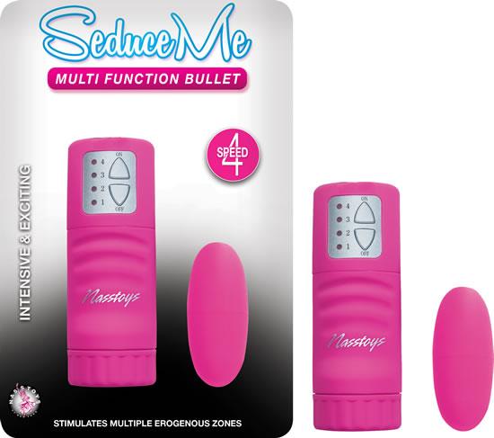 Seduce Me Multi Function Bullet Vibrator Pink - Click Image to Close