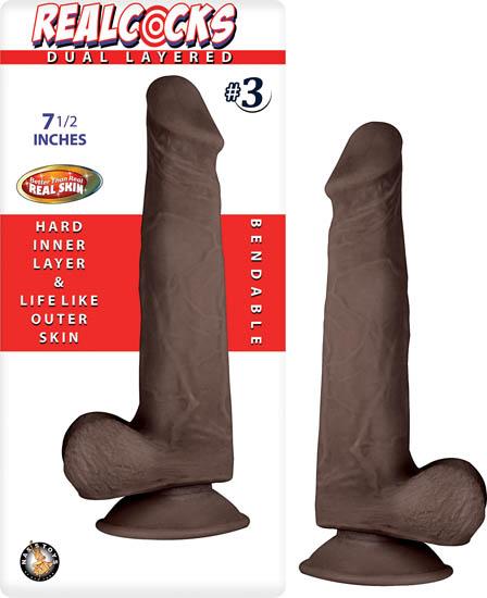 Realcocks Dual Layered #3 Dark - Click Image to Close