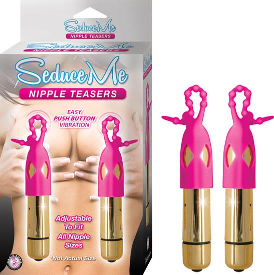 Seduce Me Nipple Teasers Gold - Click Image to Close