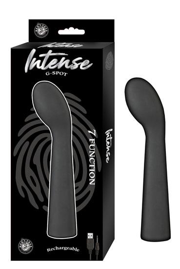 Intense G-Spot Black Vibrator - Click Image to Close