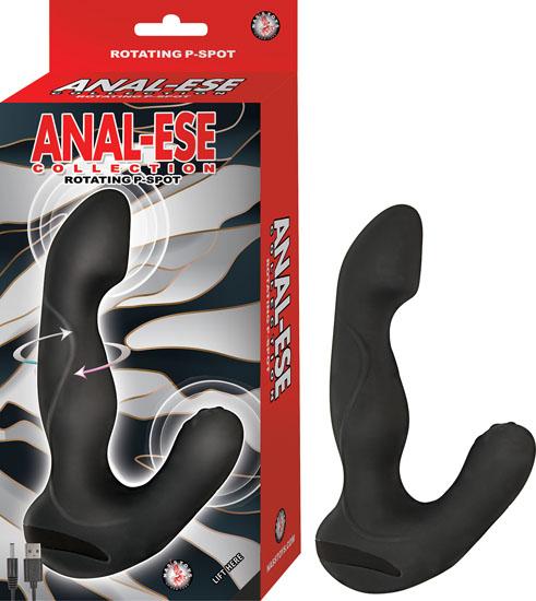 Anal Ese Rotating P-Spot Vibe Black - Click Image to Close