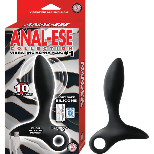 Anal-ese Collection Vibrating Alpha Plug #1 - Click Image to Close