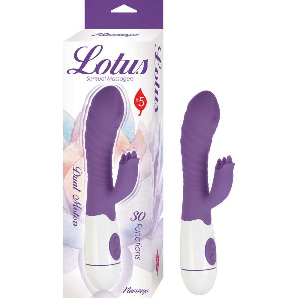 Lotus Sensual Massagers #5 Purple - Click Image to Close