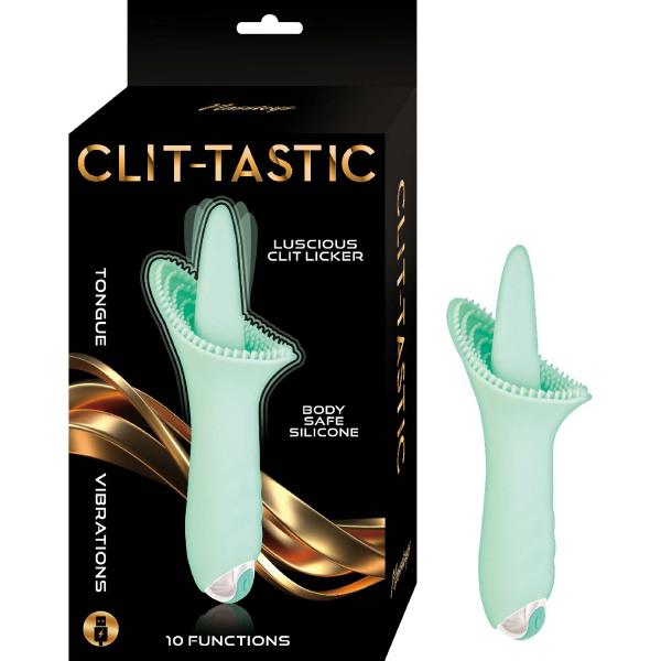 Clit-tastic Luscious Clit Licker Aqua - Click Image to Close