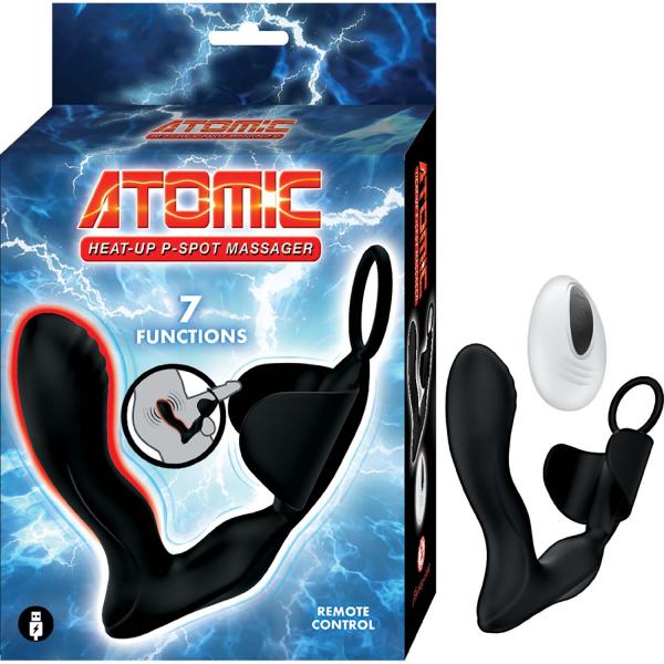 Atomic Heat-up Massager Black - Click Image to Close